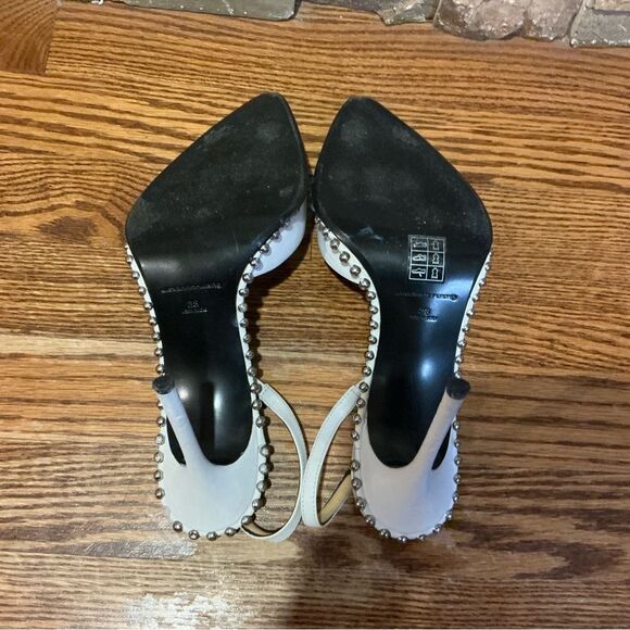 Alexander Wang White Studded Heels - Picture 8 of 11